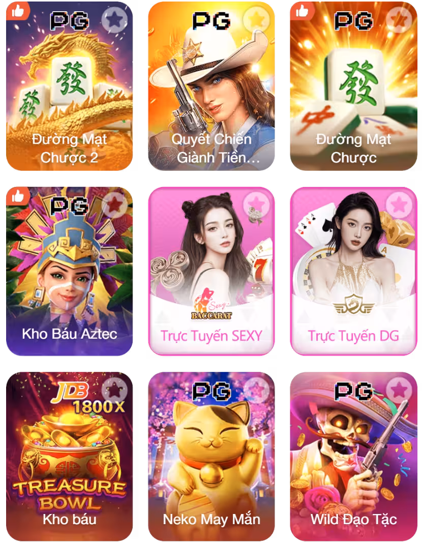 Các trò chơi hot tại 89BET4